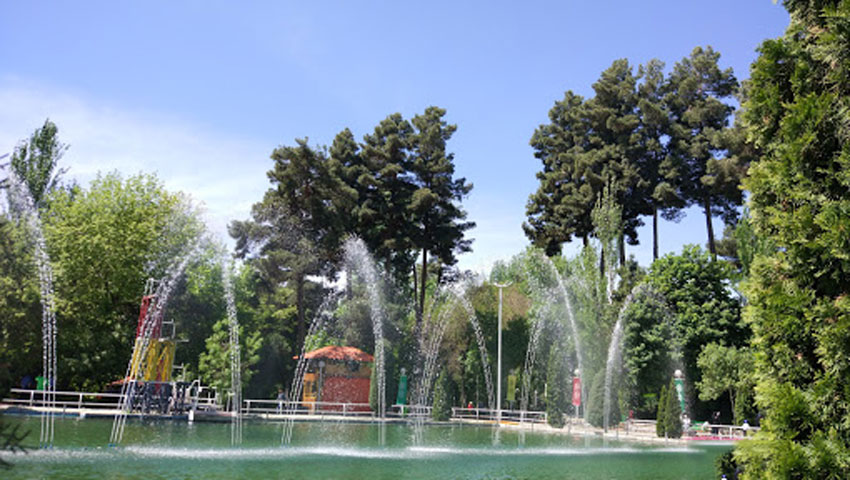 نمای پارک وکیل آباد مشهد