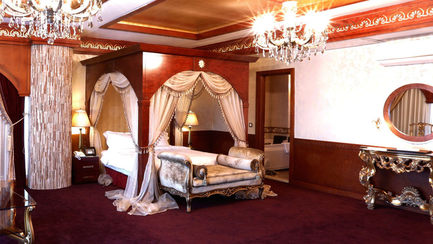 اتاق عروس و داماد هتل درویشی