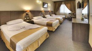 اتاق های 4 تخته هتل کیانا مشهد