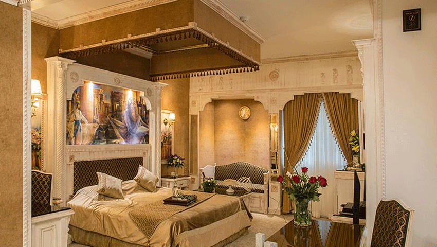 اتاق رویایی ماه عسل در هتل جواد مشهد