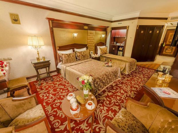 اتاق‌های هتل قصر طلایی مشهد